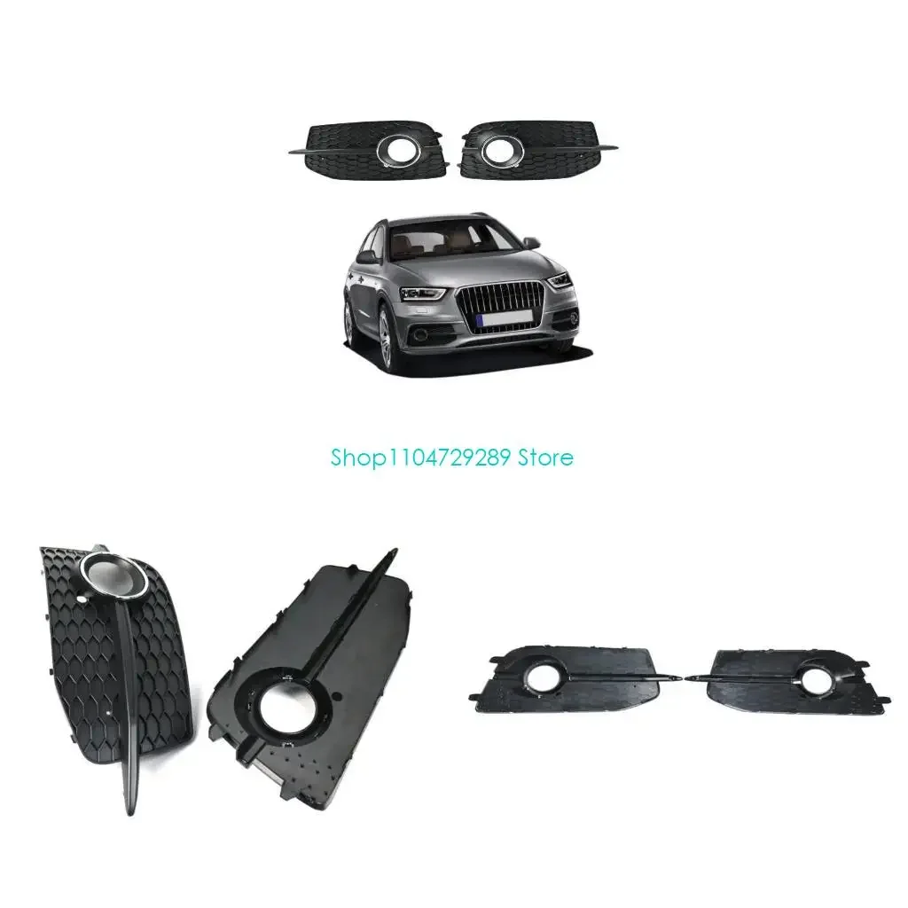 Rejilla de parachoques delantero para Q3 2012-2014 SLine 8U0807682D 8U0807681D parrillas izquierda/derecha parachoques luces ant