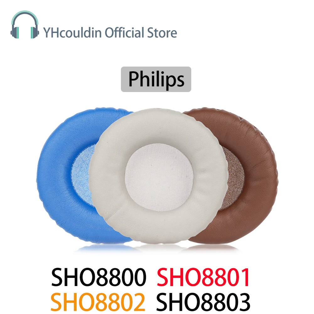 وسادات أذن شبكية قابلة للتنفس لسماعات فيليبس SHO8800 SHO8801 SHO8802 SHO8803 وسائد أذن بديلة أغطية وسادة سماعة الرأس الناعمة