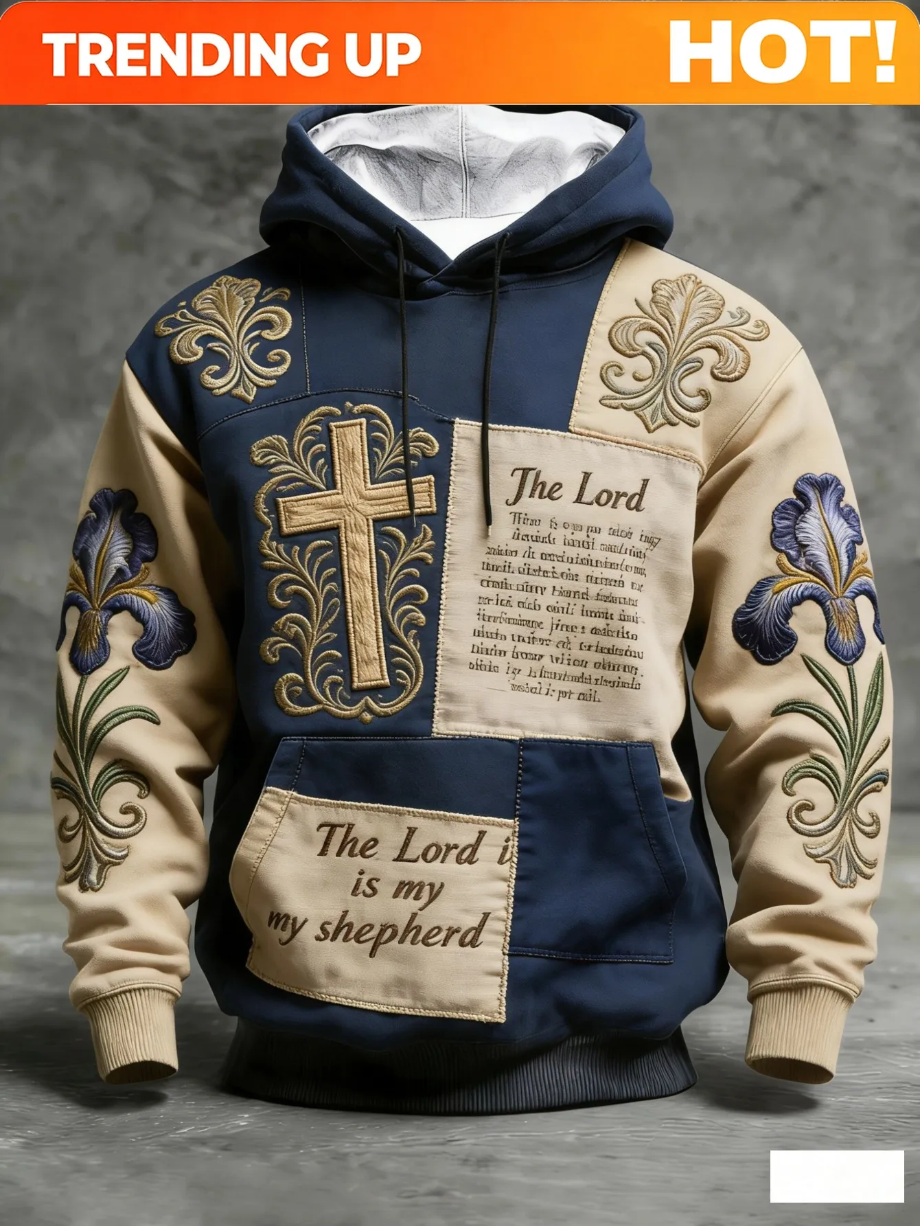 Customization The Men's Trendy Hooded Sweatshirt Features Rich And Artistic Patterns, Making It Easy To Create Outfits. The Head