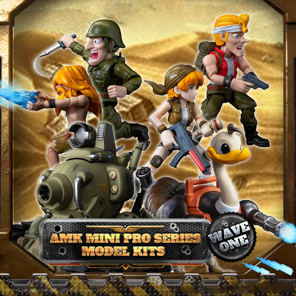 Model Kit Metal Slug - HIPLAY โยโลพาร์ค AMK มินิ โปร เมทัลสแล็ก
