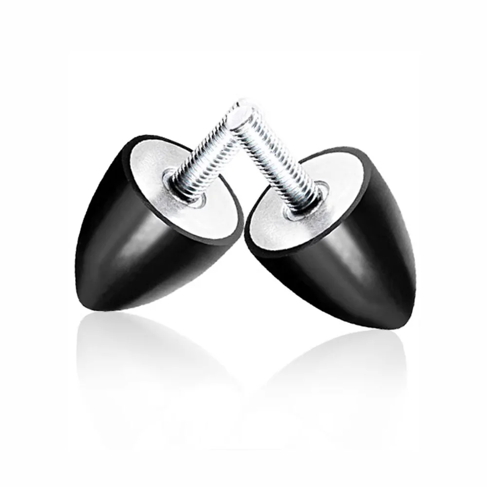 1pcs M8 M12 Male Thread Rubber Shock Absorber Conical Vp Type Shock Absorber Pad Shock-Absorbing Screw Column Buffer M6 Damper