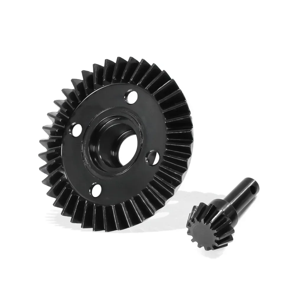 Engrenagem diferencial do eixo traseiro dianteiro de aço endurecido 38T/13T para carro Axial RBX10 Ryft 4WD 1/10 RC