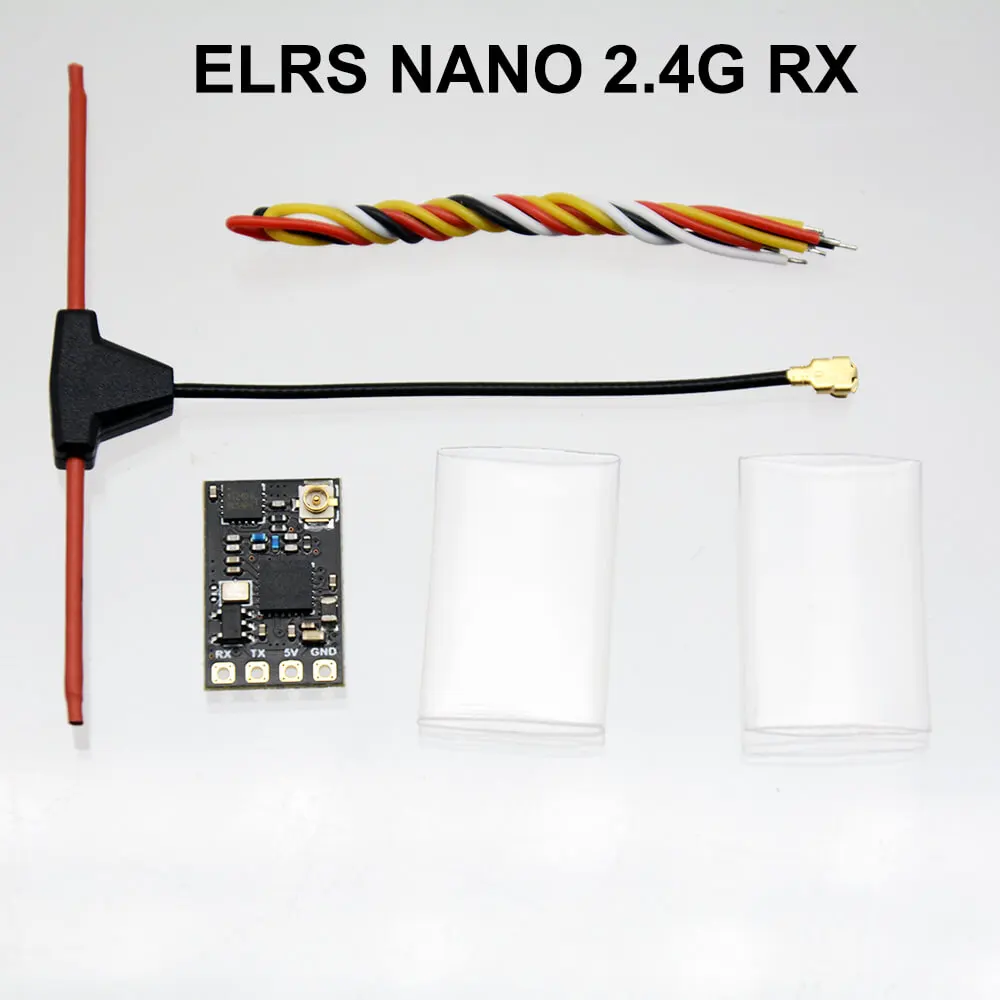 CYCLONE ELRS 2,4G Nano receptor Mini ExpressLRS 2400 RX para Dron de carreras con visión en primera persona CRSF Betaflight Quadcopter de largo alcance