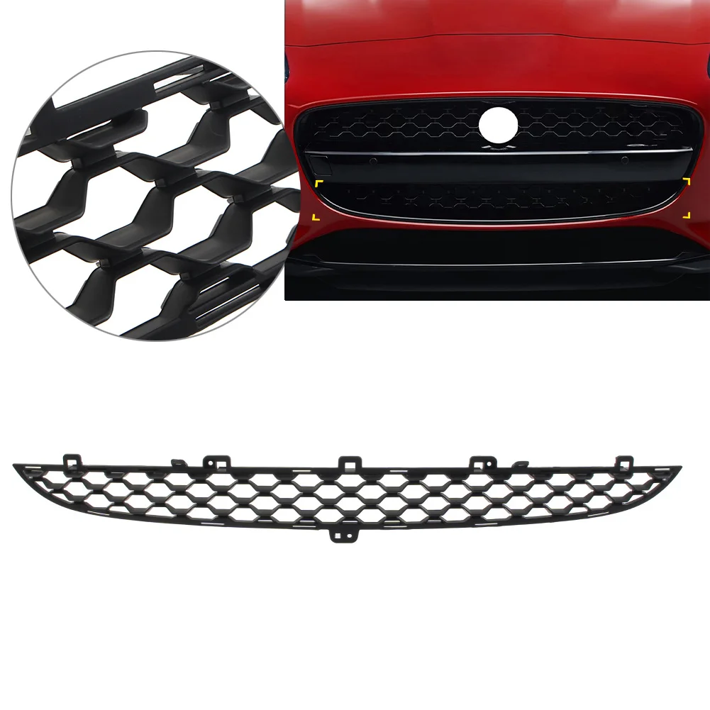 

Black Car Front Bumper Lower Grille Replacement For Jaguar F-Type 2014 2015 2016 2017 T2R2860