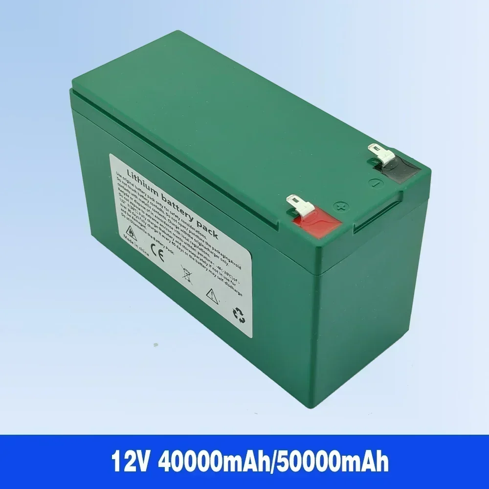 

Original 3S6P 12V 50000mAh 18650 lithium battery pack 12.6V 2A charger, built-in 60/30Ah high current BMS, for spraying