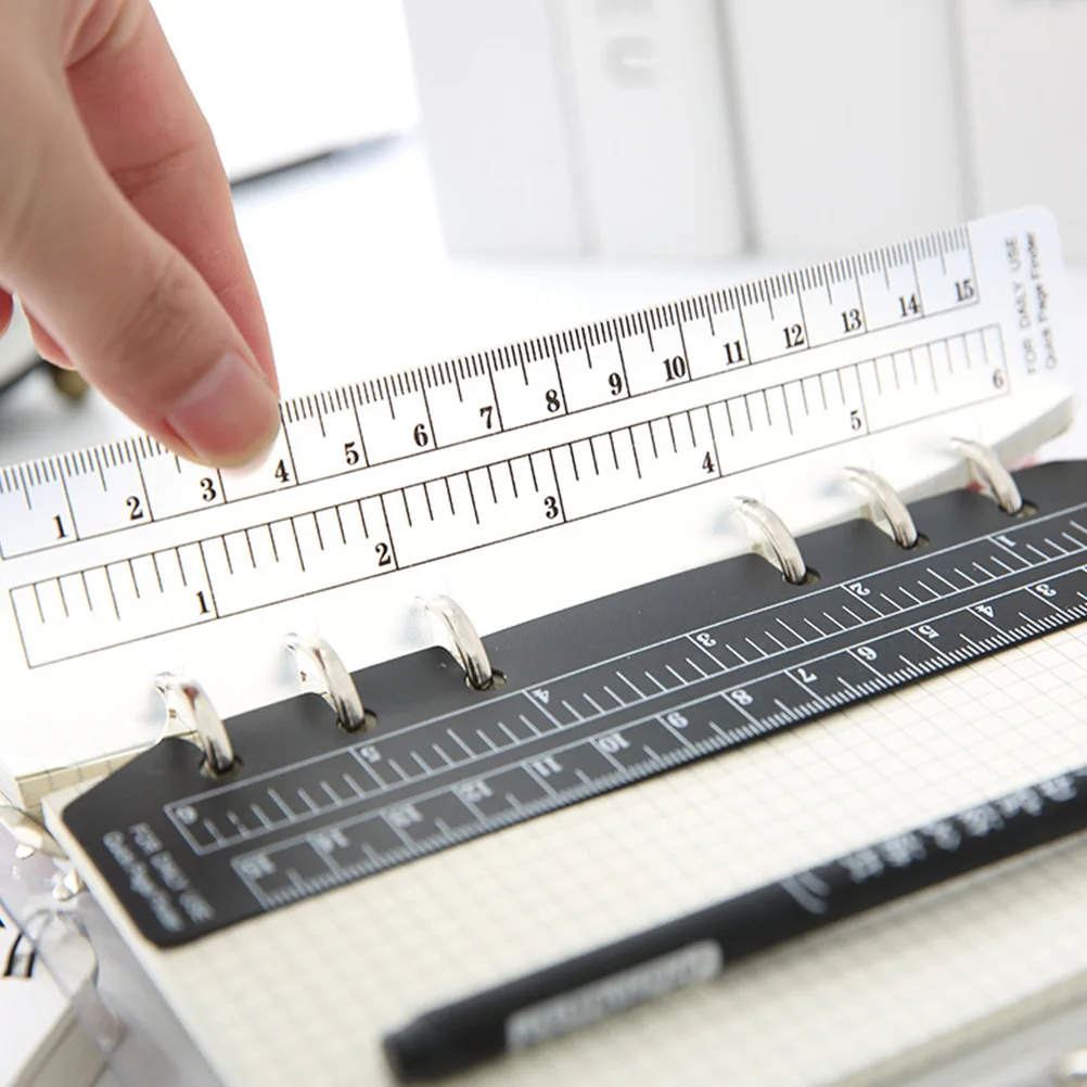 18 Pcs Loose-leaf Bookmark Ruler Portable Plastic Supply Household Page Student Label Labels