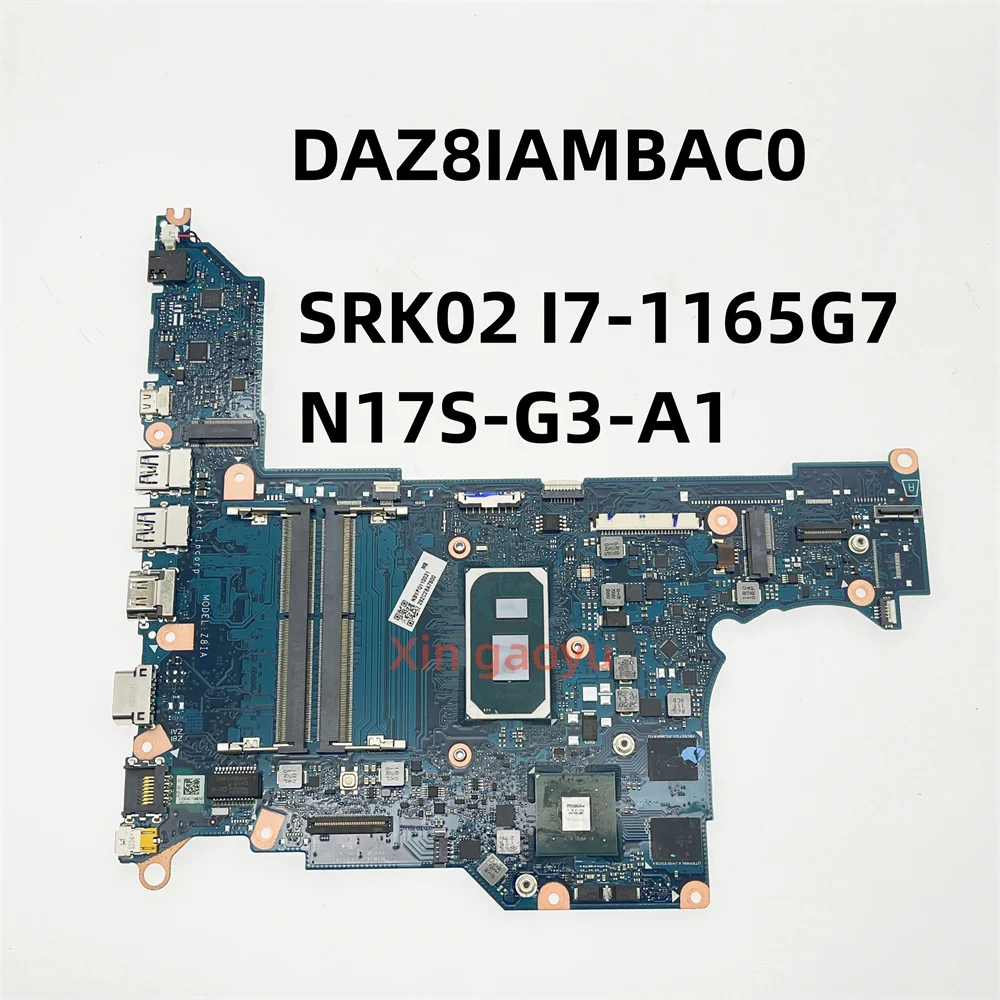 

Original For ACER TRAVEMATE TMP215-53 Laptop Motherboard i7-1165G7 N17S-G3-A1 DAZ8IAMBAC0 100% Test Perfect