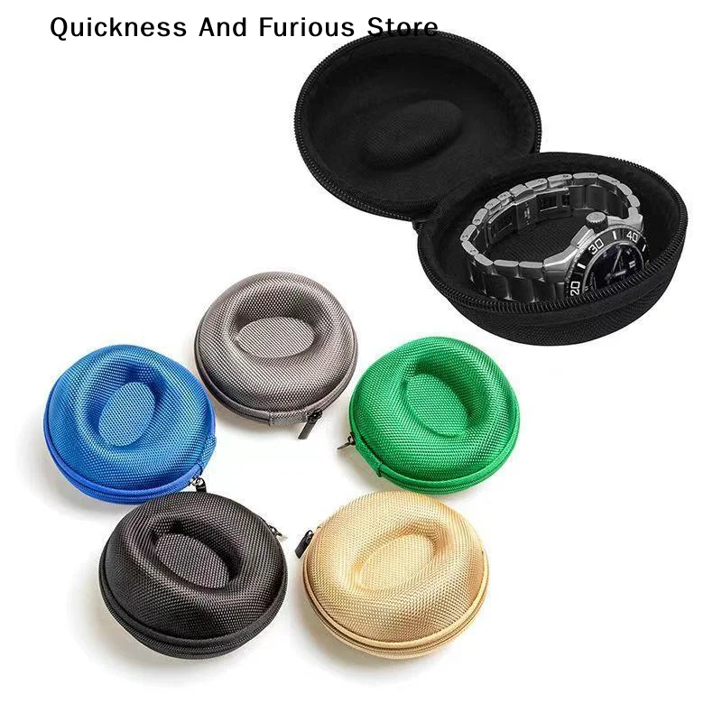 【T】1Pcs Shockproof Impact Resistant Portable Storage Box Single Watch Travel Case For Smart Watch Wristwatch Daily Outdoor Carry