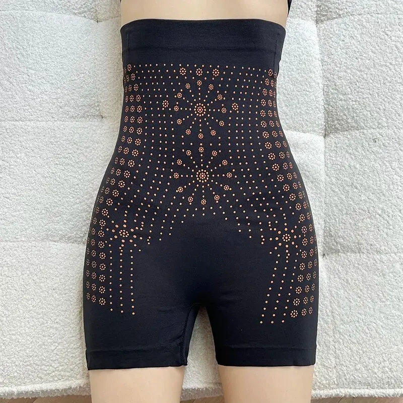 Women\'s Graphene High Waist Flat Angle Corset Pants Warm Palace Protector Waist Slimming Postpartum Hip Lifting Leggings