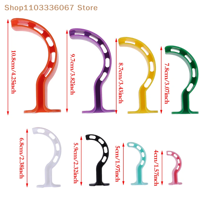 【HM】8Pcs/Set Disposable Non-toxic PE Color-code Oropharyngeal Guedel Airway For Singel Use First Aid Gas Guide Tube For Patients