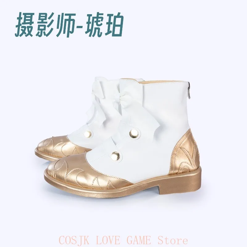 

Photographer Cosplay Identity V Anime Anime Women Leather Boots Character Joseph Desaulniers Halloween Carnival Party Game Shoes