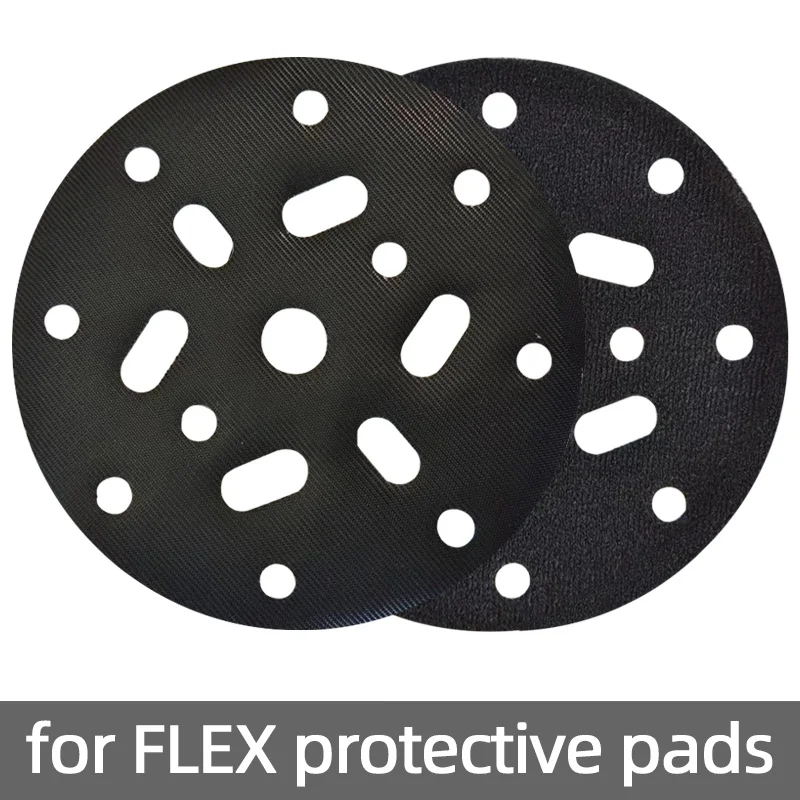 6-inch 17-hole dry grinder protection pad for FLEX dry grinder chassis soft pad 150MM sandpaper buffer pad to