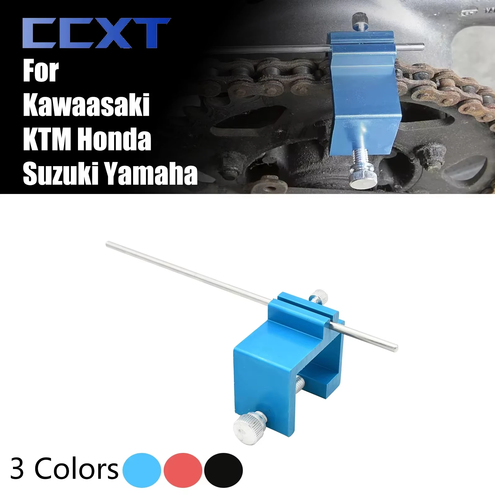 

Motorcycle Chain Sprocket Alignment Tool ATV Chain Alignment Tool For Honda Yamaha Kawaasaki Suzuki KTM EXC EXCF SX SXF XC XCF