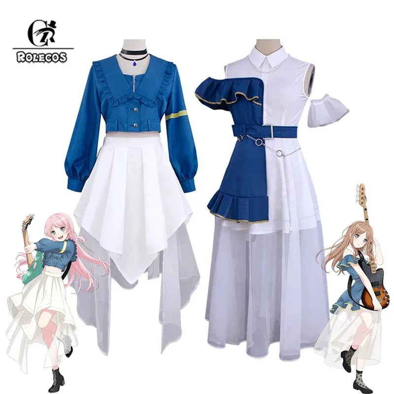 

Rolecos BanG Dream! IT'S mygo anon Chihaya Soyo nsaaki cosplay costume anime soyorin band women party dress Halloween suit