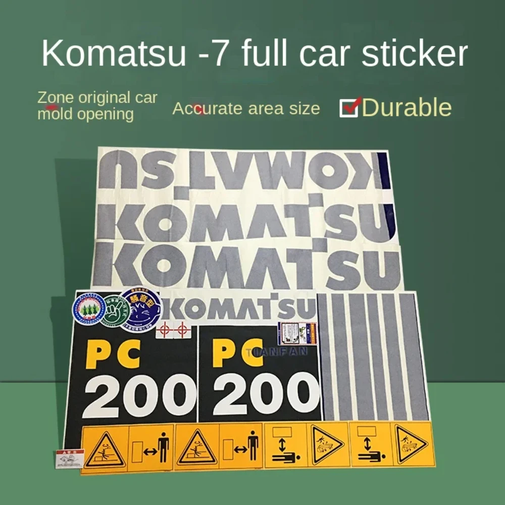 

Excavator Komatsu PC6070/90/220/240/200/210/270/360-8/7 All vehicle stickers Car logo