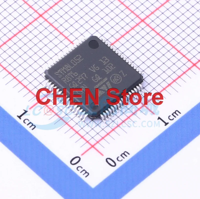 

6PCS NEW STM8L052R8T6TR LQFP-64 Microcontroller chip Electronic Components In Stock BOM Integrated Circuit