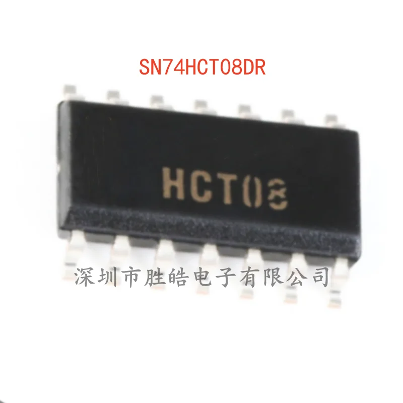 (10PCS)  NEW   SN74HCT08DR    SN74HCT08   Four-Way 2-Input Positive with Door    SOIC-14   SN74HCT08DR   Integrated Circuit