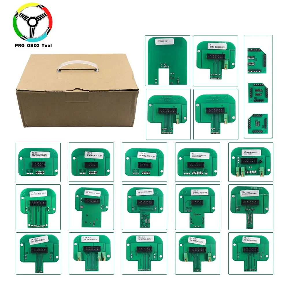 22pcs BDM Adapters Full Set BDM Frame  KTAG KESS FGTECH BDM100 Probe Adapters  ECU RAMP Chip Tuning Tool 22pcs adapter