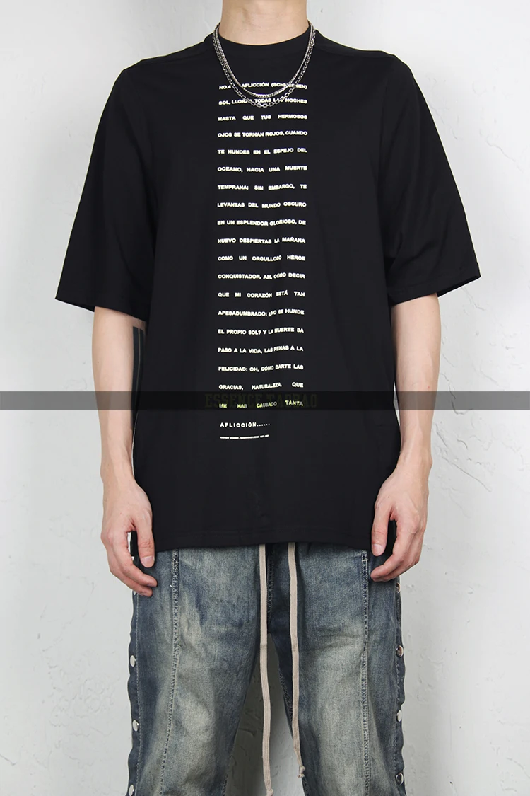 

Мужская футболка свободного кроя с коротким рукавом, с графическим принтом, в стиле хип-хоп, летняя, молодежная, повседневная, хлопковая, с круглым вырезом