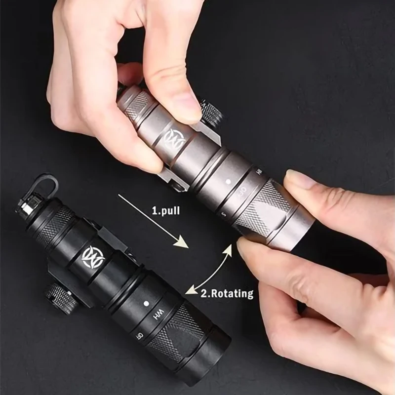 WADSN Airsoft M600 M600W SF Flashlight Tactical Gun Light Strobe Weapon Light SF M600W Rifle Lamp Dual-function Remote Switch