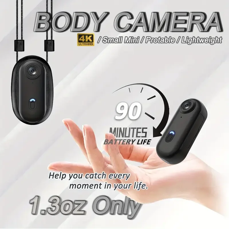 جيب POV 4K كاميرا 1080P واي فاي صغيرة لاسلكية Bodycam المغناطيسي جبل Vlog مسجل فيديو عمل دراجة نارية خوذة كاميرا رياضية