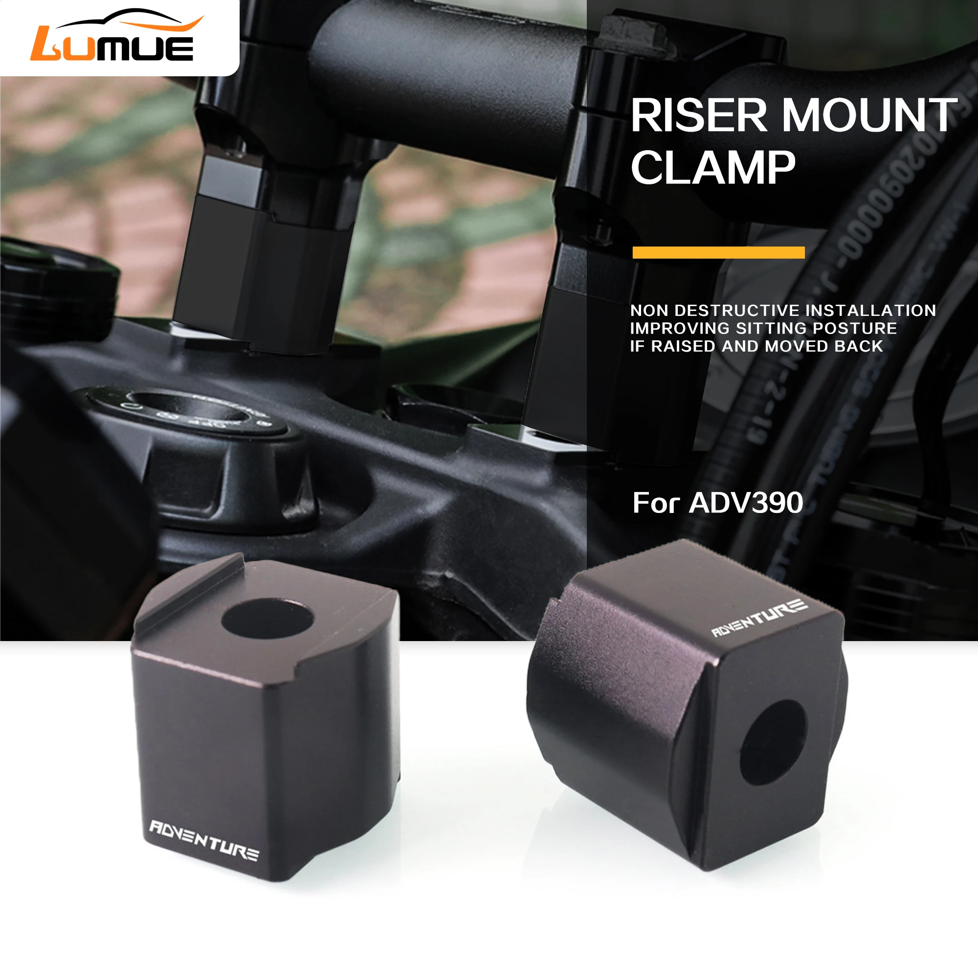 

Handlebar Riser Adapter Handle Bar Mount Clamp For KTM 390 790 890 1090 1190 ADVENTURE ADV 790 Adventure R 1290 Super Duke GT