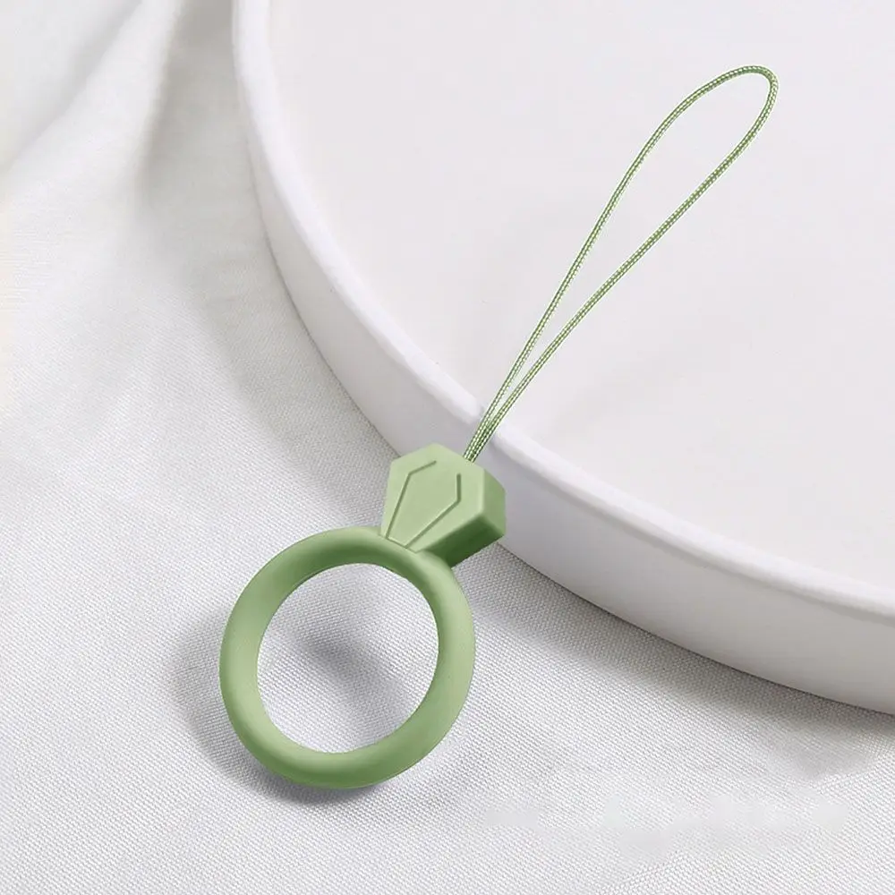 

Accessories Soft Rubber Anti-lost Pendant Ring Strap Keys Phones Strap Mobile Phone Lanyard Silicone Ring