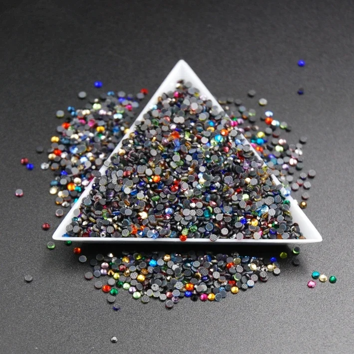 

Новый SS6 SS10 SS16 разноцветные DMC стразы с горячей фиксацией 1440 шт./пакет с плоской задней частью свободные стразы с кристаллами сумки для одежды аксессуары