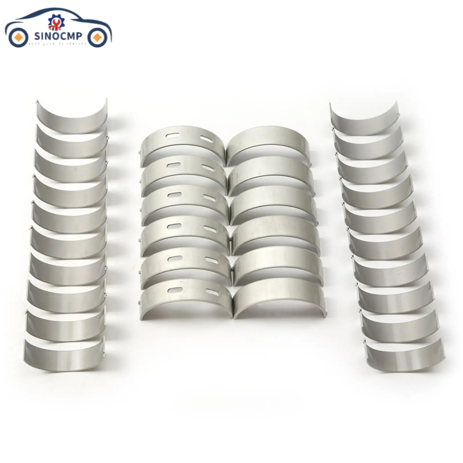 Conjunto de rolamento de virabrequim com haste, adequado para 4.0l audi a8 rs4 rs5 rs6 rs7 07l105701k 079105701p, componentes de motores, peças de virabrequim