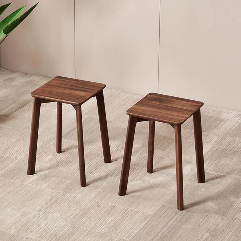 Space Saving Furniture Dining Stools Stool Home Living Room Chairs Hocker Chair Economic Wood Krzesla Do Jadalni Minimalist