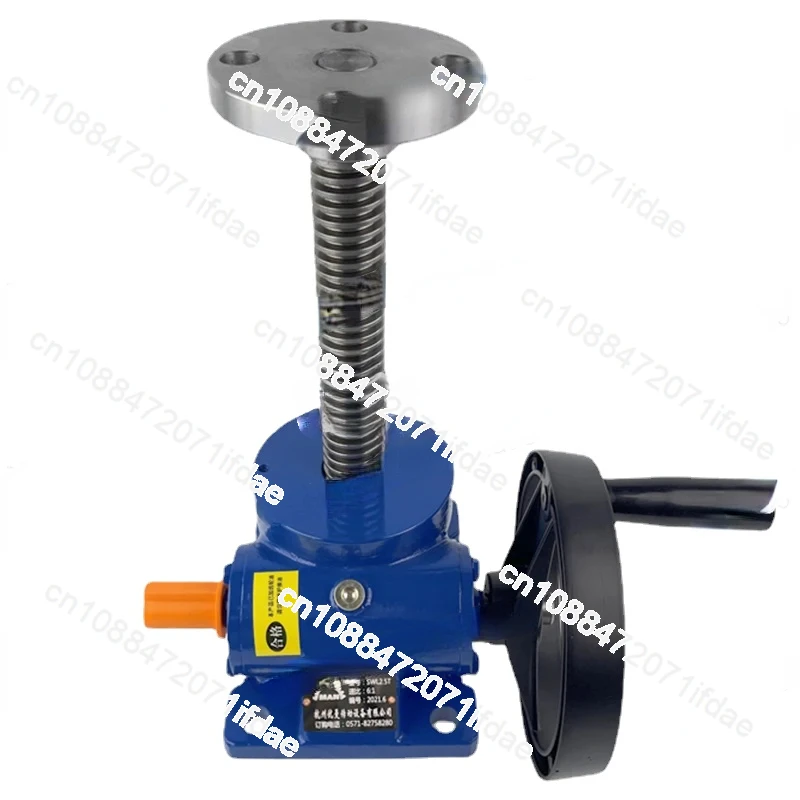 SWL Lifting Reducer Lead Screw Lifting Handwheel Collar Cegar Swl1T/2.5T Manual Crank Worm Lifting Platform