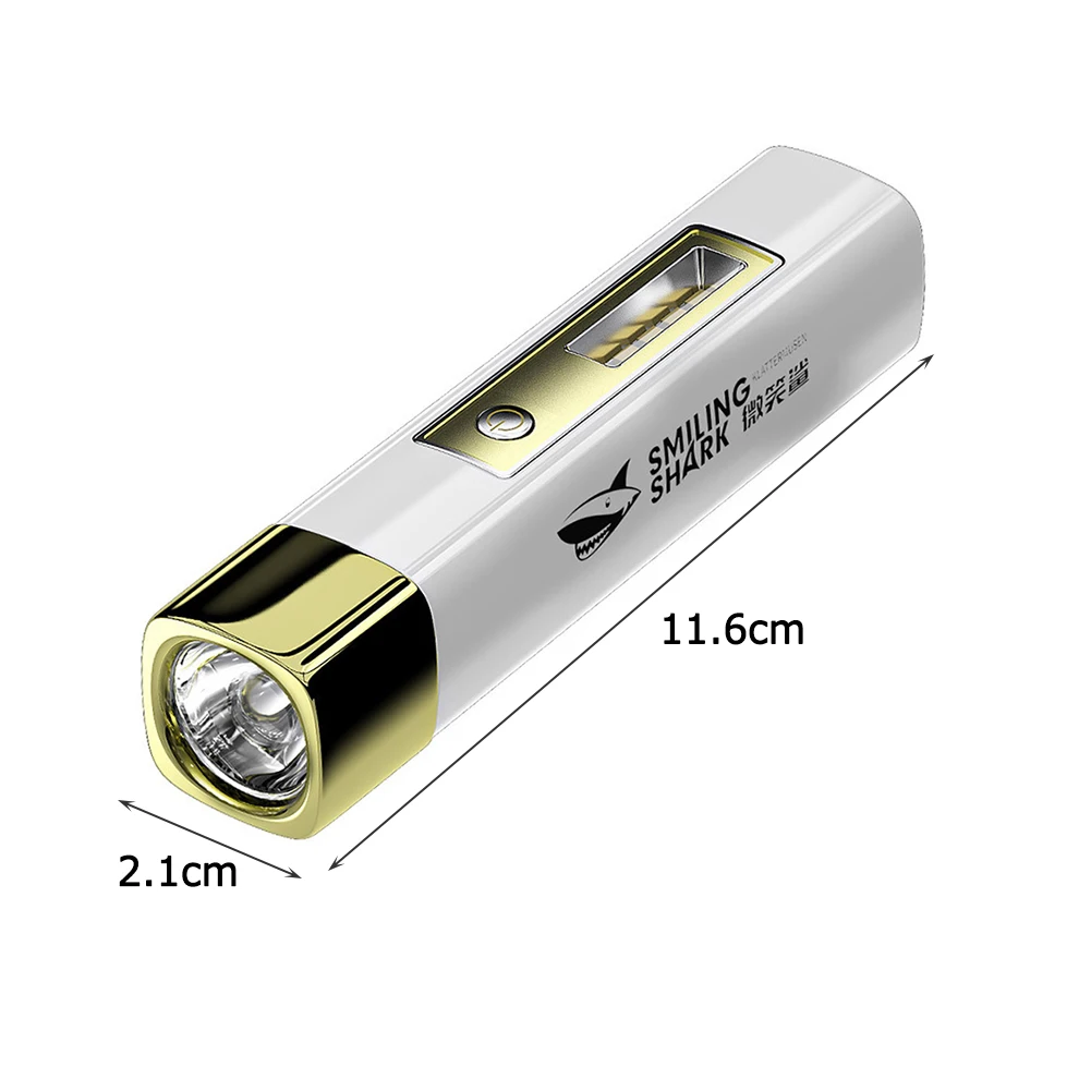 Imagem -06 - Tocha Ultra Brilhante com Luz Lateral Mini Luz Super Brilhante Ip22 Impermeável Carregamento Usb ao ar Livre Caminhadas Pesca