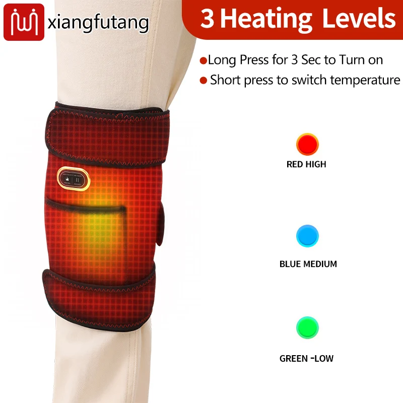 

Knee Support Brace Infrared Heating lectric Heating Knee Pad Hot Compress Self-Heating Kneelet Warm Protective Gear For Elderly