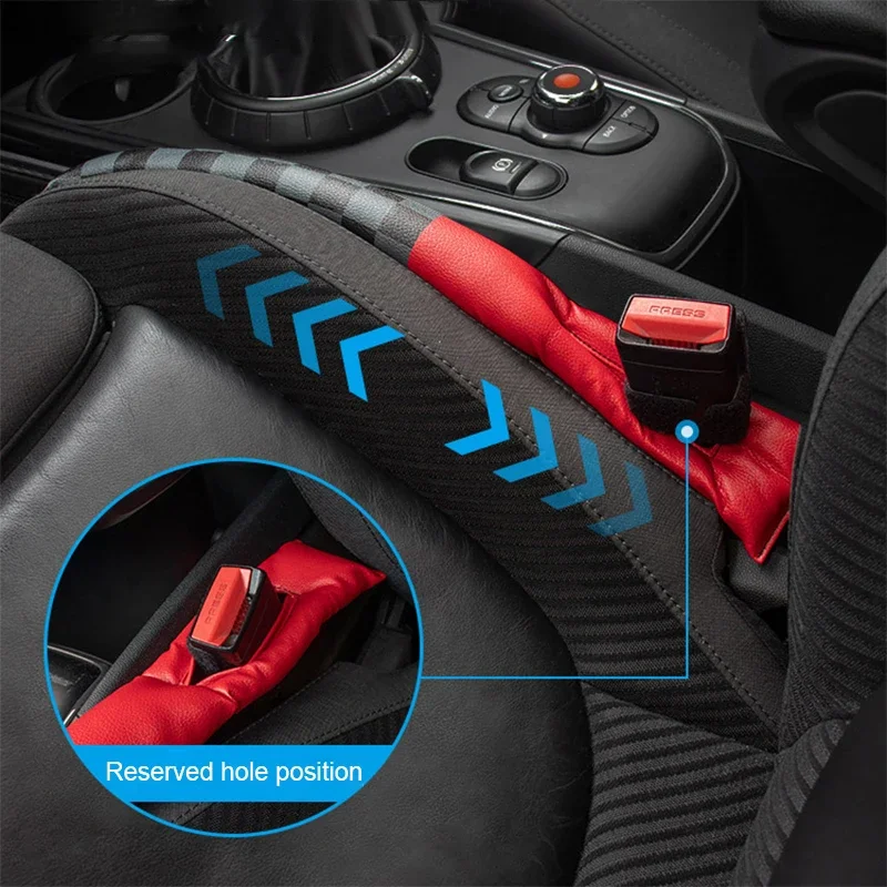 For Mini Cooper Accessories R50 R52 R53 R55 R56 R60 R61 F54 F55 F56 F60 Clubman Car Seat Gap Filler Leather Soft Side Seam Plug