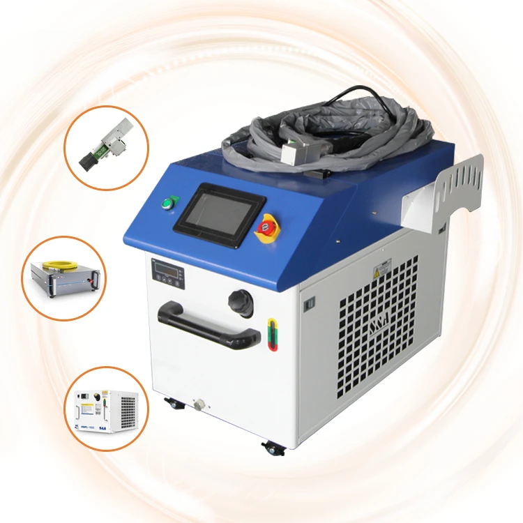 BEST 3000W Laser Cleaning Machine Rust Removal Oil Dust Paint Remover Lazer Cleaner mini Cabinet