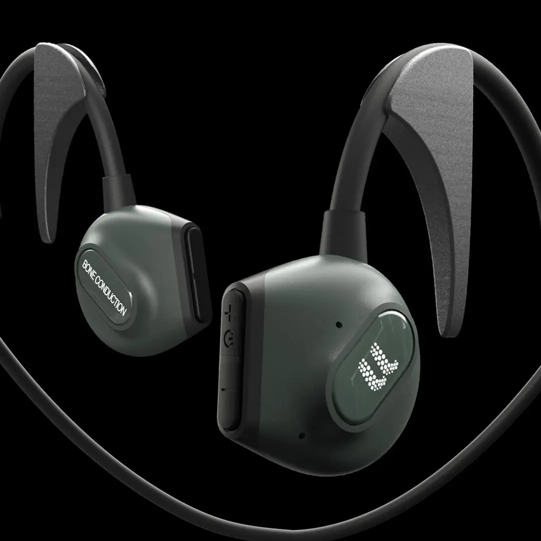 Youpin ULL Bone Conduction Earphones Me-300S Automatic Folding Storage Bluetooth 5.3 Ear-hook Wireless Headset Waterproof Earbud