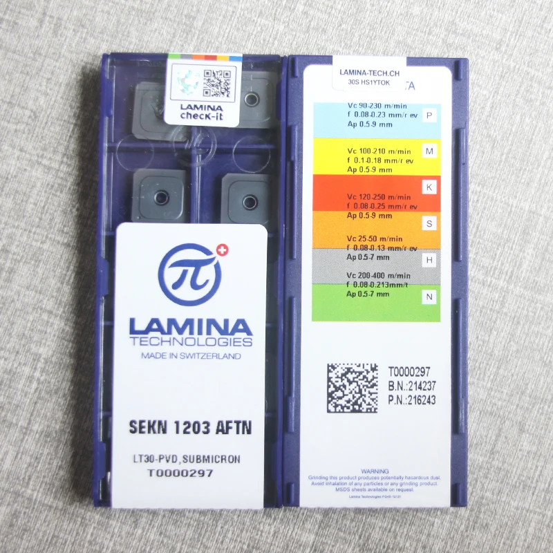 lamina-sekr1203-sekr1204-sekn1203-sekn1504-sekt12t3-sekt1204-sekn-sekr-sekt-aftn-lt30-cnc-carbide-shoulder-milling-inserts