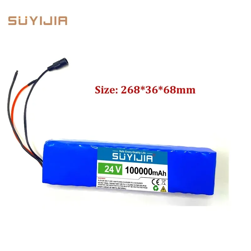 Brand New 24v100Ah 7S4P 29.4v Built-in BMS Lithium-ion Rechargeable Battery Pack for Electric Scooter Bicycle Wheelchair Motor