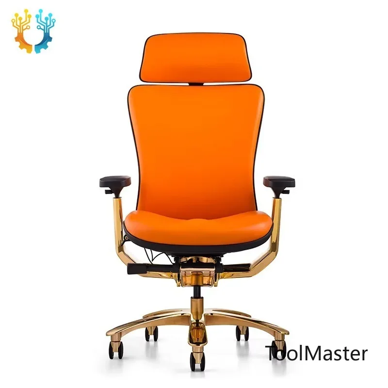 

[2026]Luxury Big Office Full Grain Genuine Leather Chair Big Office Chair Leather Chair For CEO Office