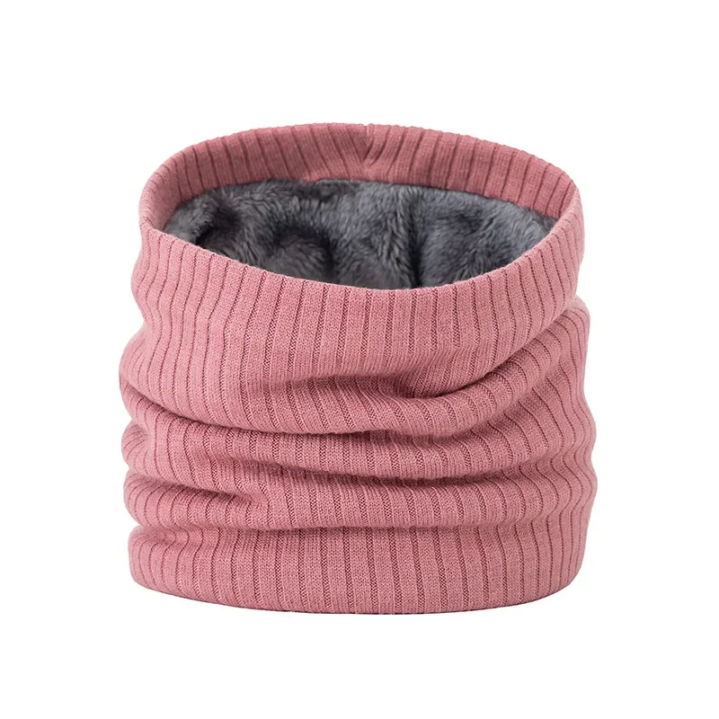 Thickened Plush Neck Warmer Chimney Women\'s Turtleneck Snood Scarf Collar Hood Bib Ladies Winter Neckerchief Scarves Accessories