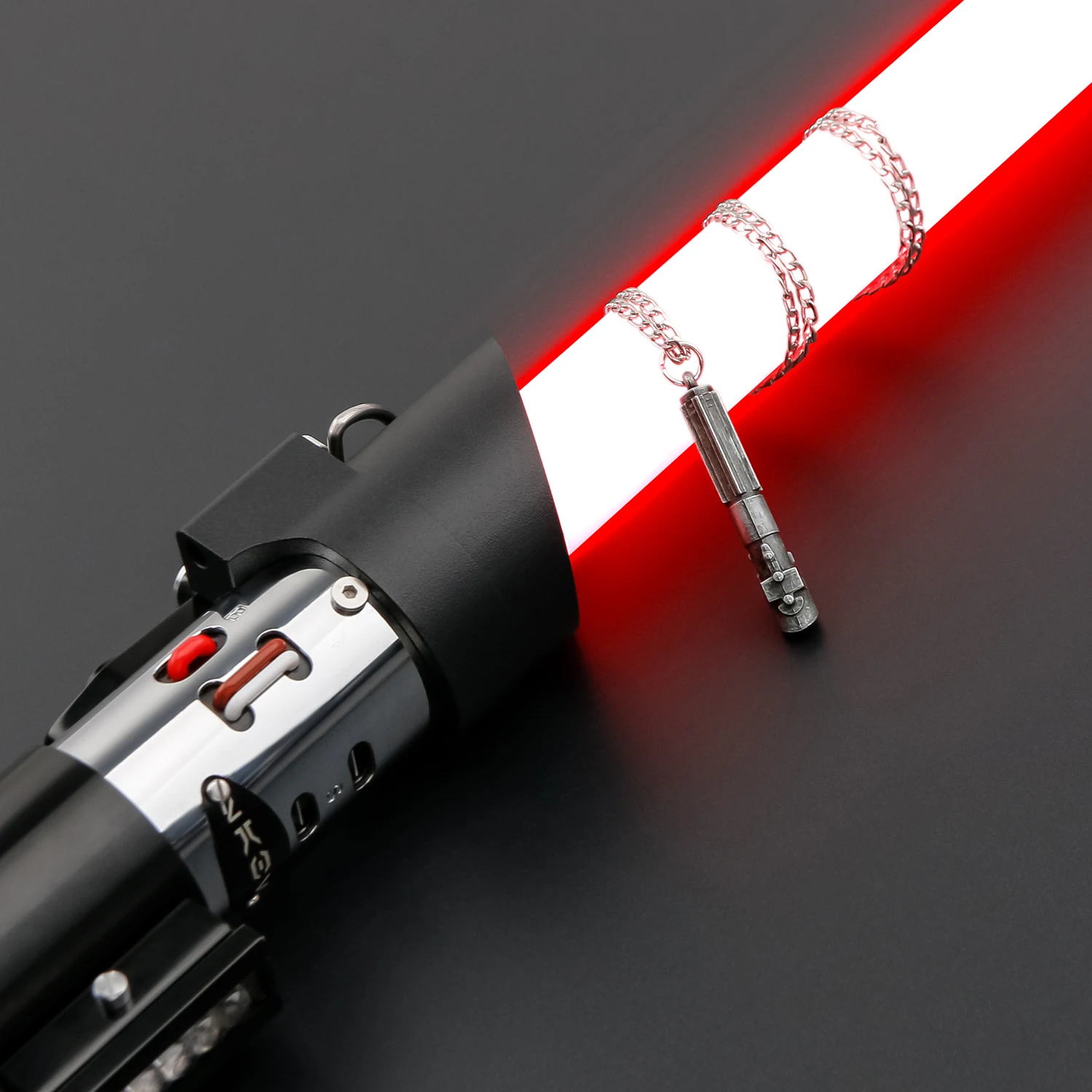 TXQSABER جودة عالية دارث فيدر نيو بيكسل قوة السيف الضوئي الثقيلة المبارزة السلس سوينغ ضوء صابر تغيير لون لا نهائي