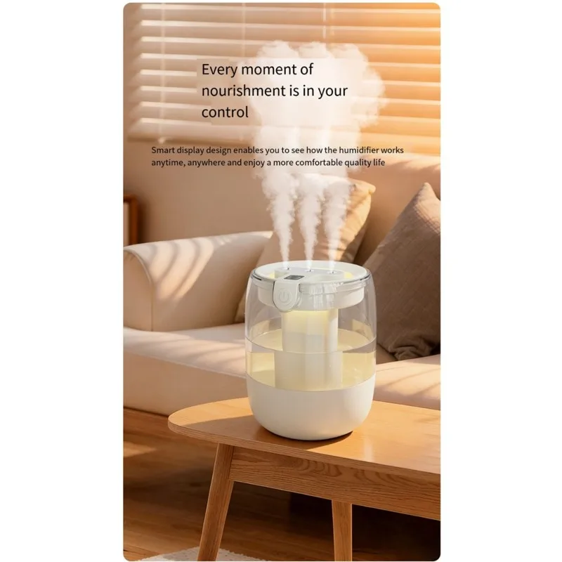 A83G-USB Rechargeable Humidifier For Home Use Featuring 3 Spray Modes Large Capacity Tank