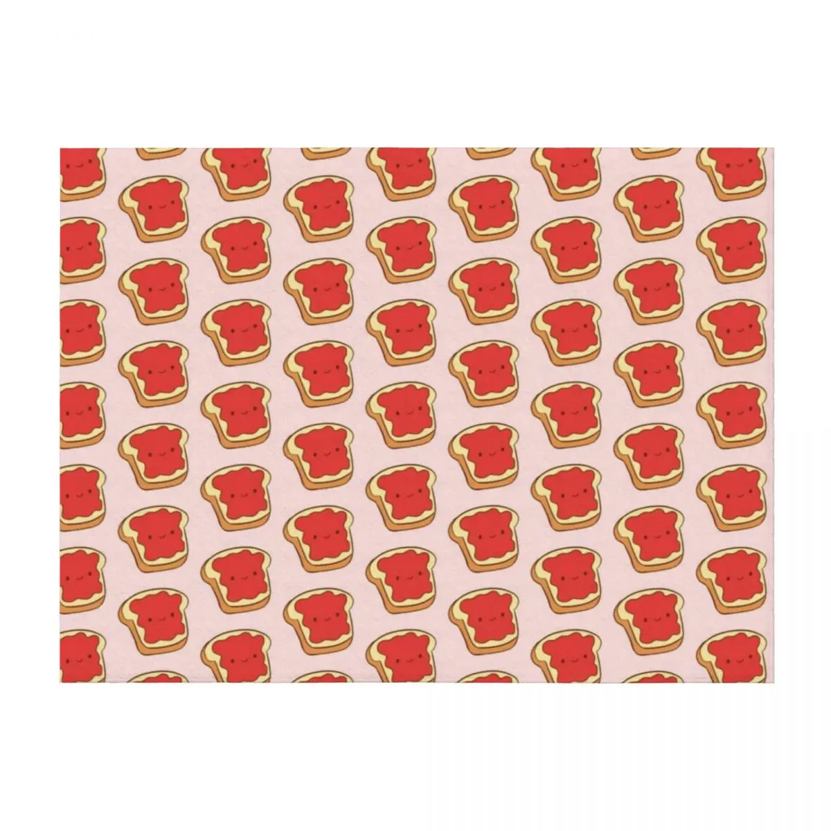 

Kawaii Jam Sandwich Throw Blanket cosplay anime Single Luxury St Nap Blankets