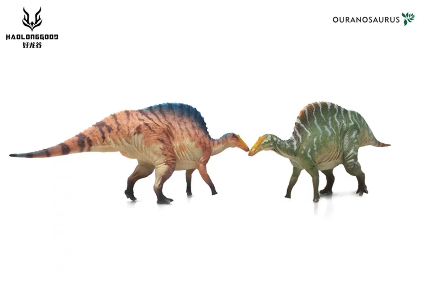 

GRTOYS X HAOLONGGOOD 1/35 Ouranosaurus Model Animal Collector Iguanodontidae Dinosaur Realistic Scene Decoration Adults Gift Toy