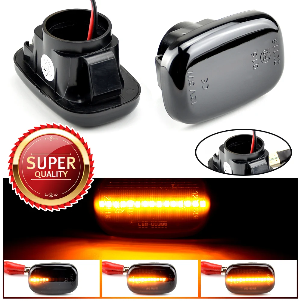 For Toyota Avensis Celica Corolla Caldina Camry Hilux Prius Verso Runx Dynamic LED Flashing Turn Signal Light Side Marker Lamp