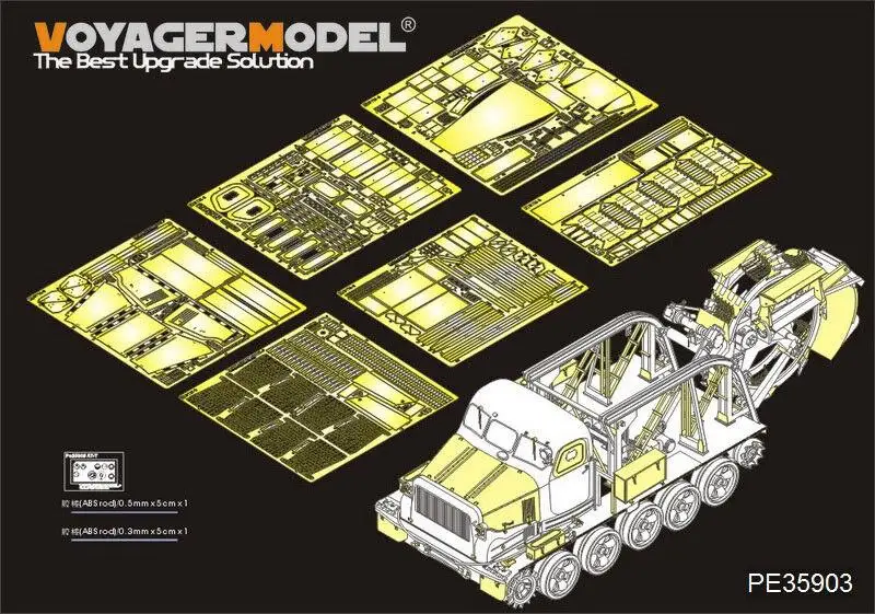 

Voyager PE35903 1/35 Russian BTM-3 High-Speed Trench Digging Vehicle(For TRUMPETER 09502) assemble