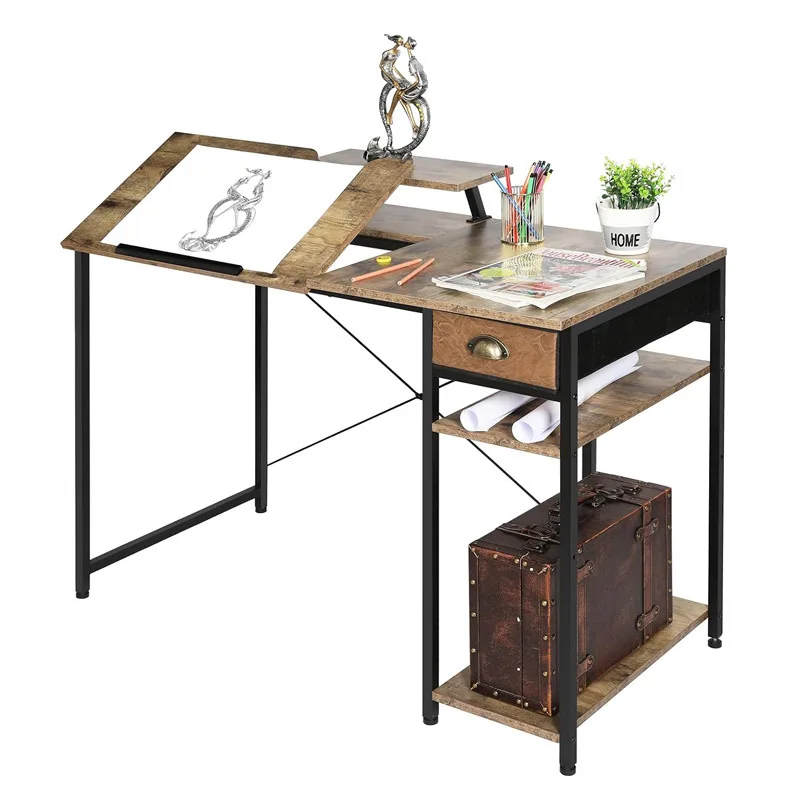 Cross-border New Product Art Drawing Desk Painting Workbench Office  Computer Wholesale