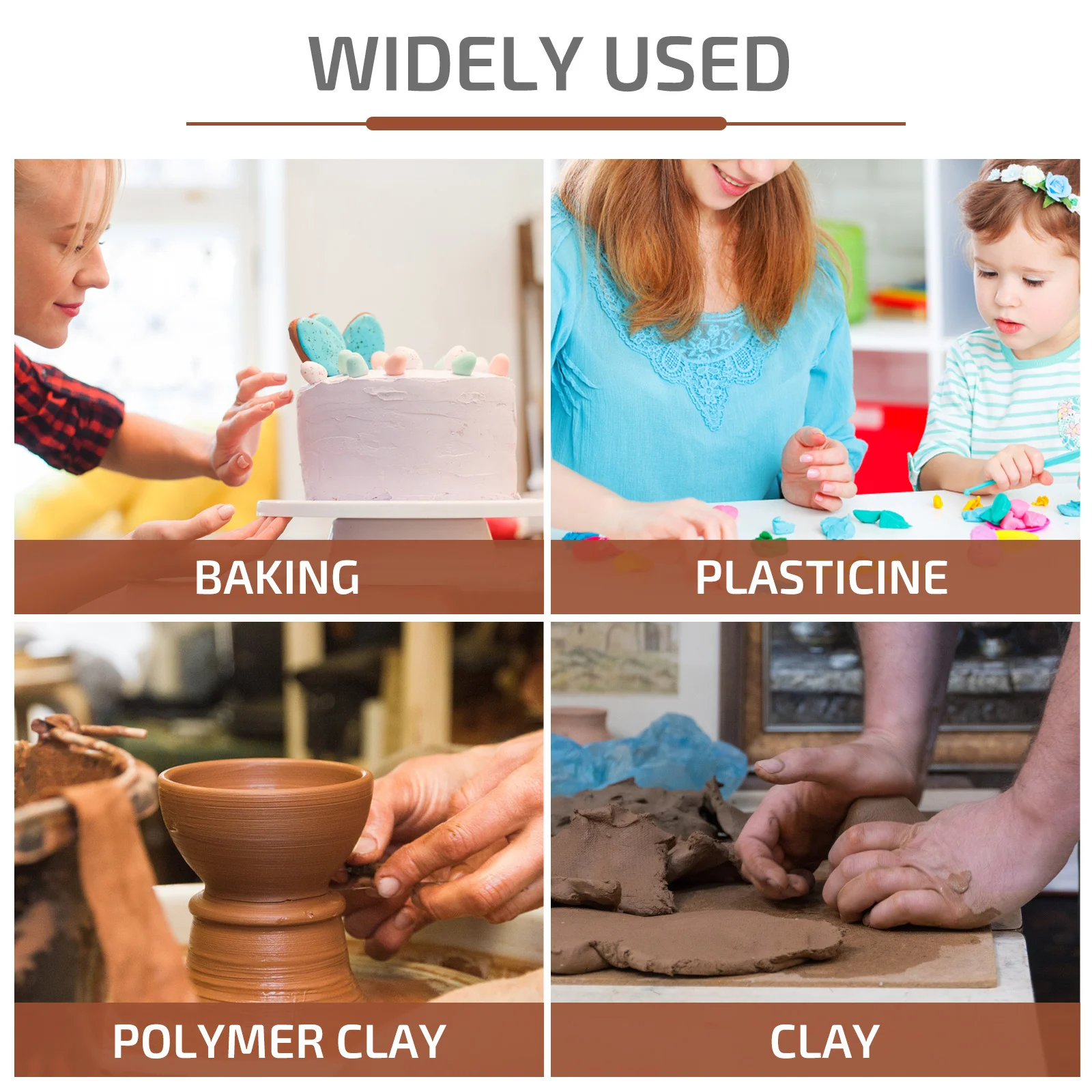 

Clay Extruder Tool Set Stainless Steel Discs For Polymer Clay Ceramic Fondant Craft Art Projects Diy Baking Decorations