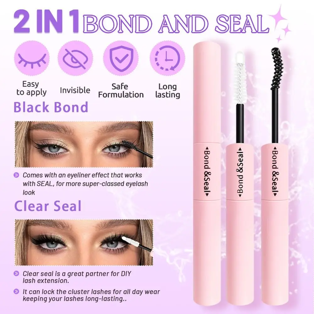 9-18mm Length False Eyelashes Natural Look Bond and Seal 3D Faux Mink Lash Cluster Design Wispy Style Eye Makeup Tools