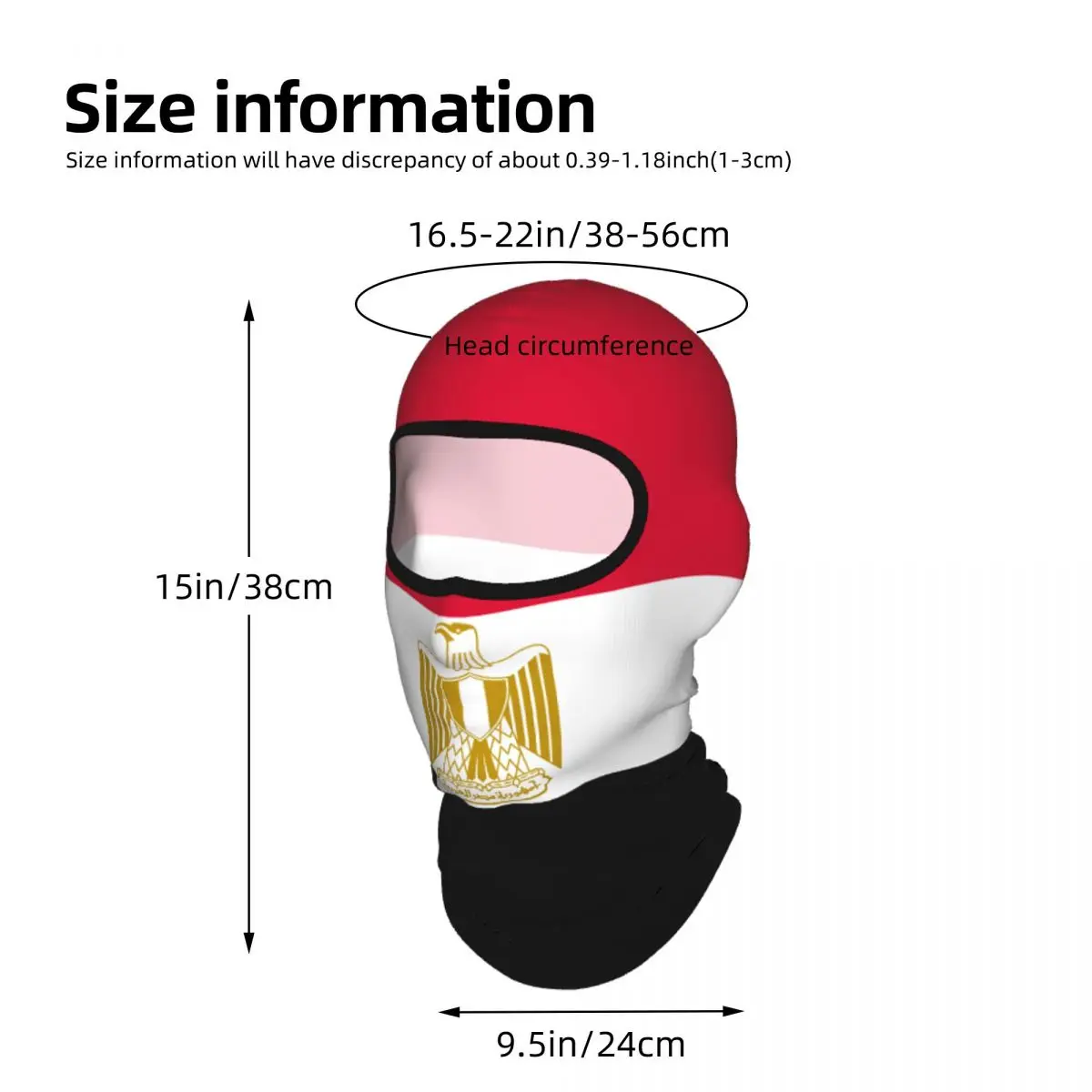 Yemen Emblem Flag Outdoor Cool Sunscreen Motorcycle Face Mask Moto Biker Wind Cap Stopper Windproof Bicycle Cycling Headgear